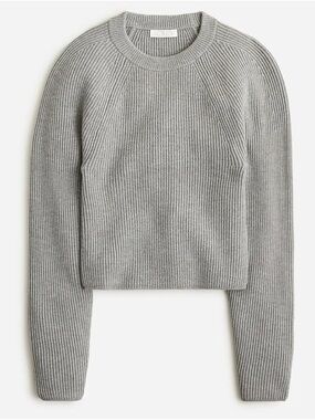 J. Crew - Raglan fitted-waist crewneck sweater